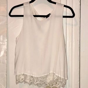 White Lace Shirt from Forever 21